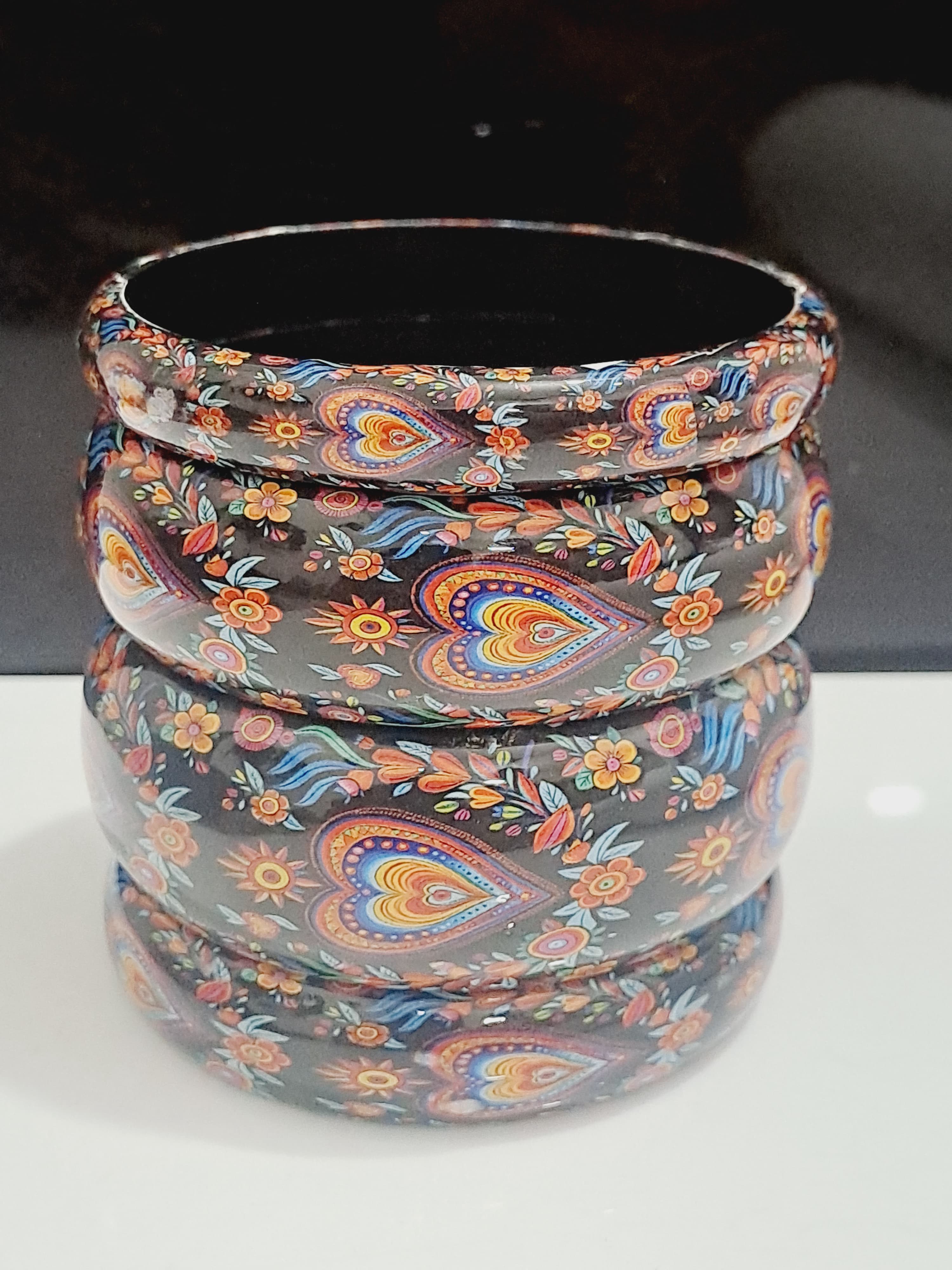 Black Corazon Bangles