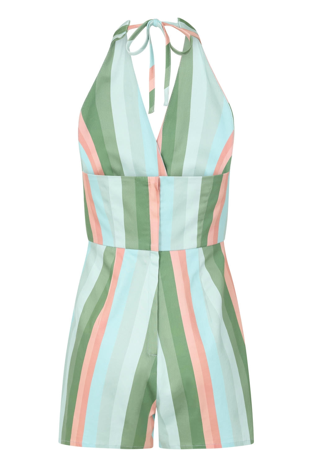 Multicolor Imogen lollipop stripes playsuit