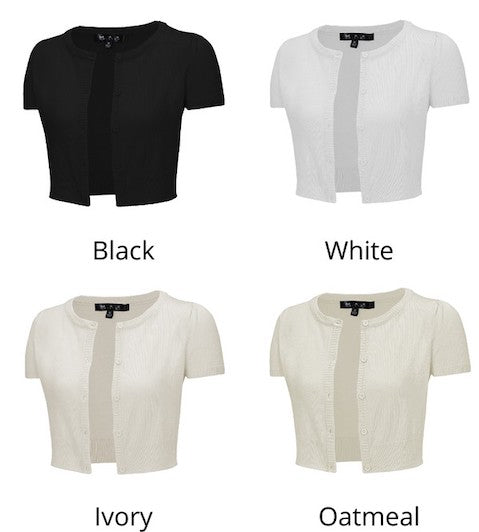 Cardigan short sleeve