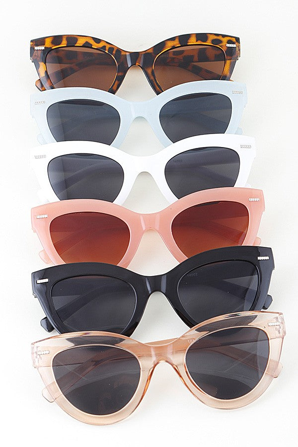 Multi Minimal Cateye Sunglasses