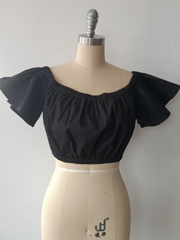 Off the shoulder pinup señorita top