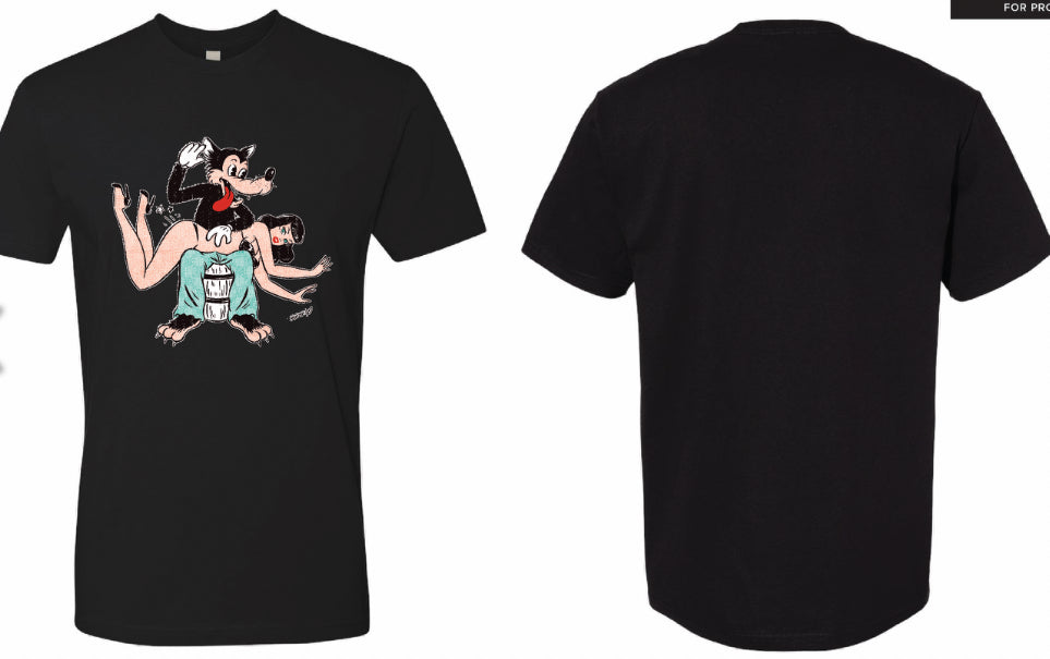 Spank me wolf mens T