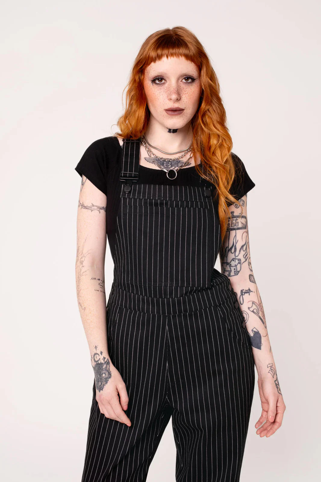 Pinstripe Dungarees