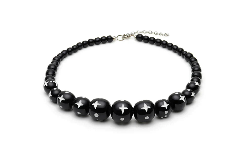 Carved Bead Necklace