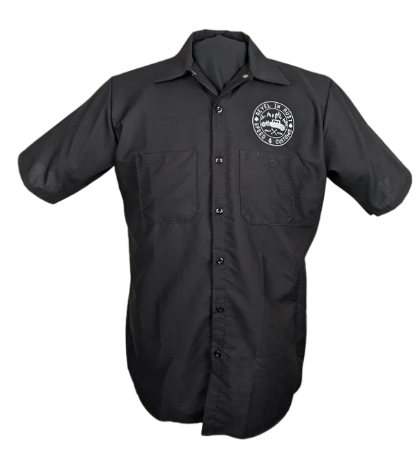 Revel in Rust Workshirt in Black