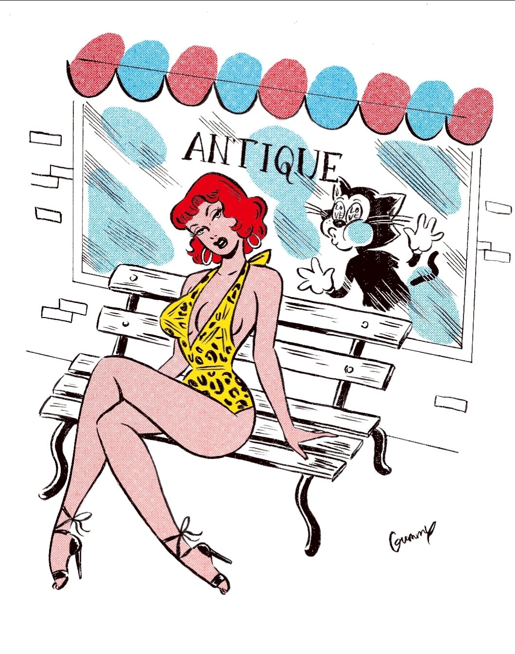 Rockin Bettie collab antique T Shirts