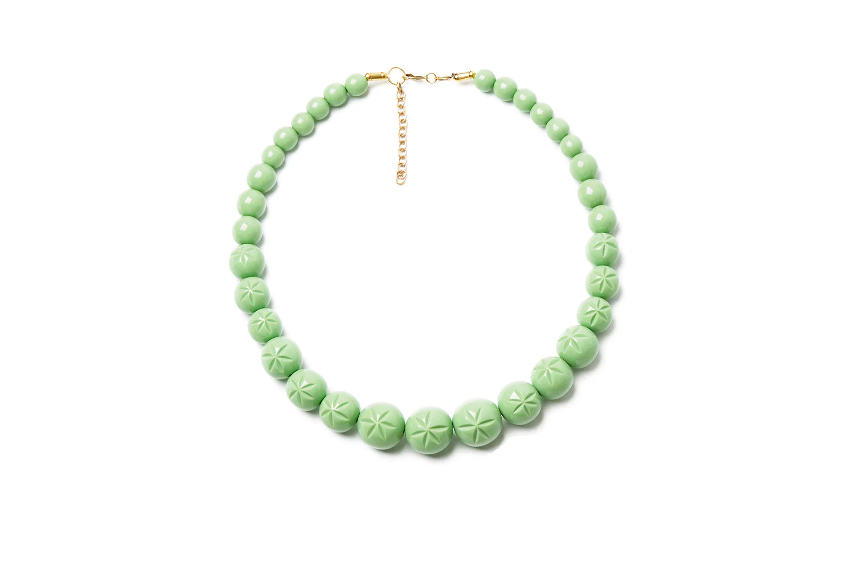 Carved Bead Necklace