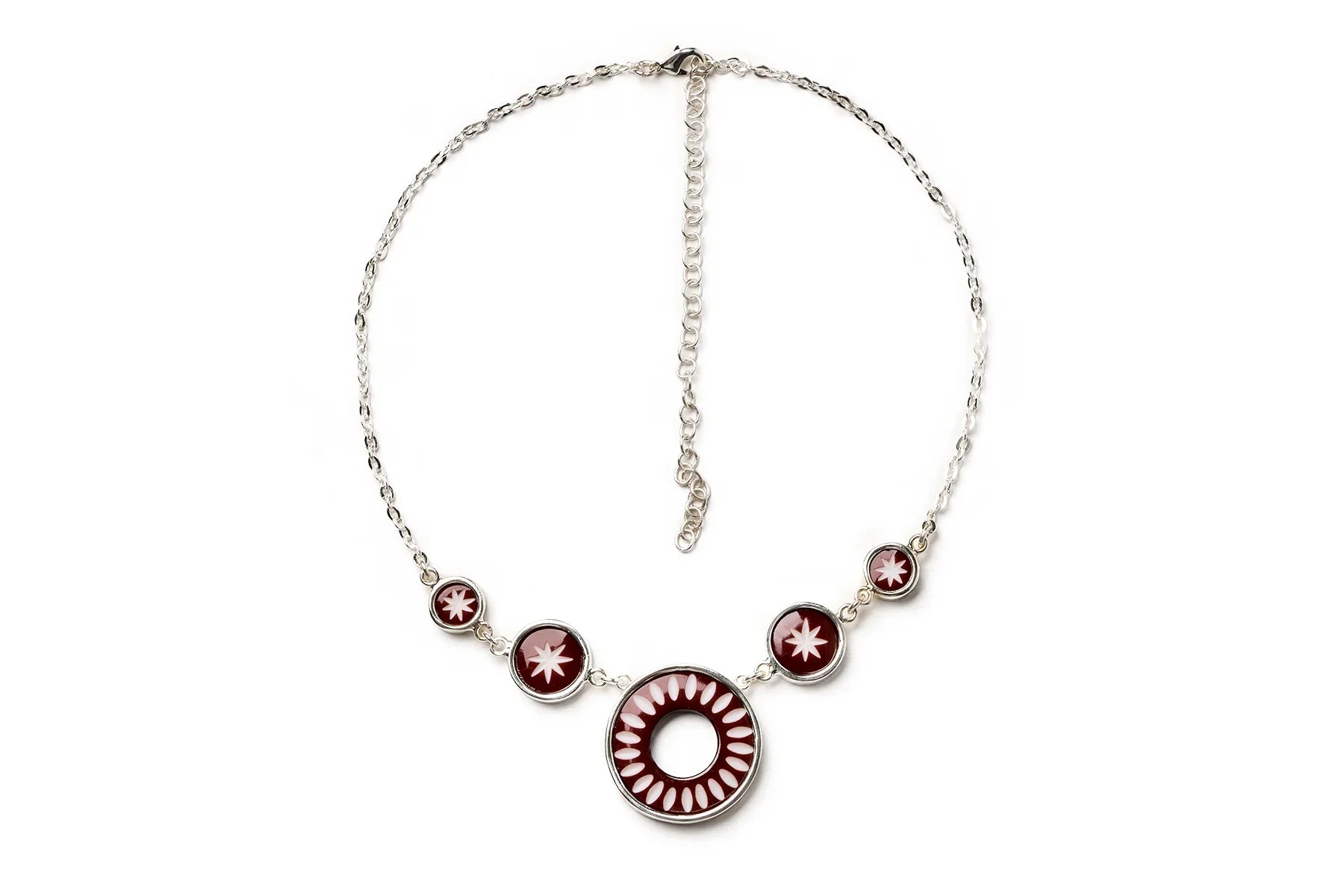 Saddle brown necklace