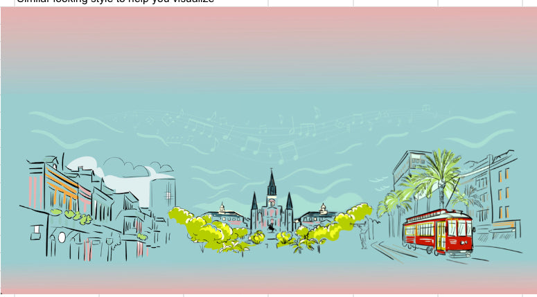 Custom New Orleans Border Print Dress