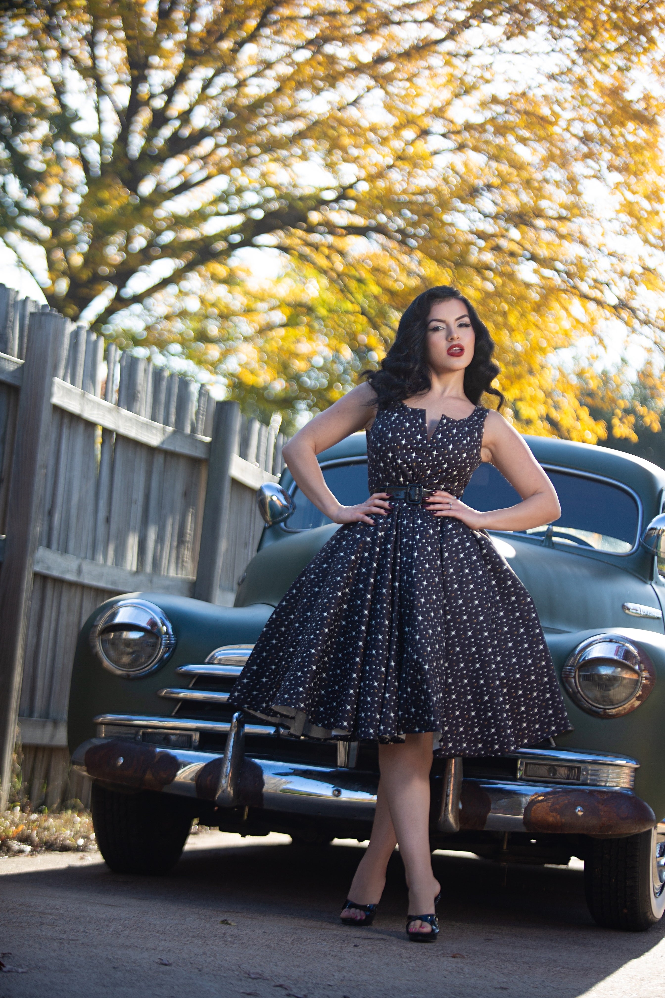 Atomic nights swing dress