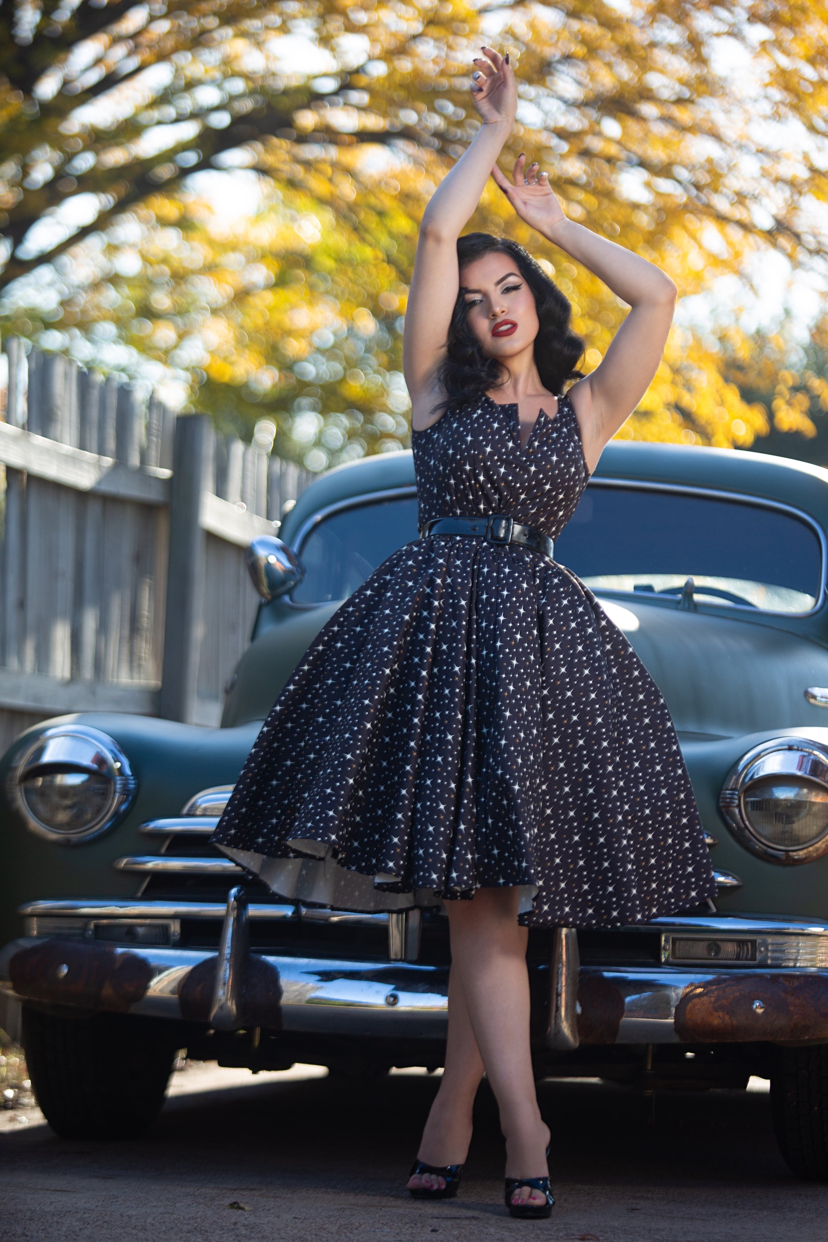 Atomic nights swing dress