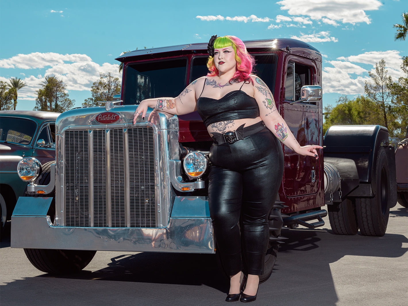 Bombshell High Waist Lurex Pants- New Colors see