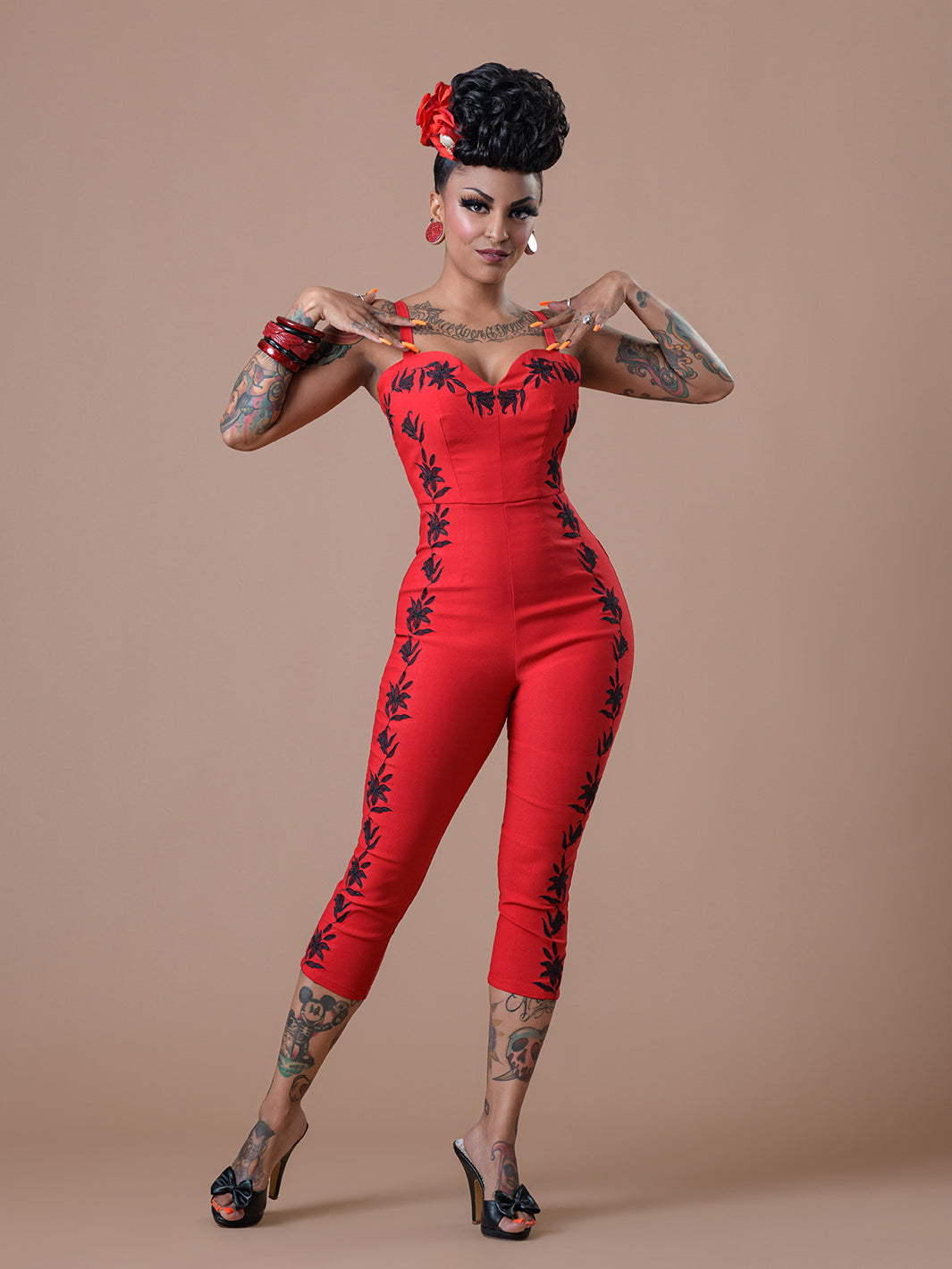 Chelada jumpsuit- Red